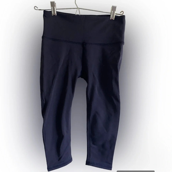 LULULEMON Reveal  Crop (15") Midnight Navy Size S - Picture 5 of 14